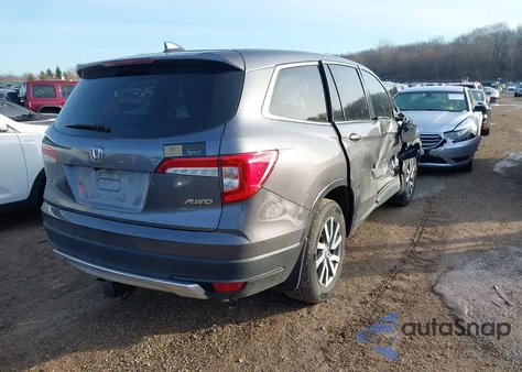 2020 Honda Pilot Awd Ex-L из США, поврежденный, VIN 5FNYF6H50LB069488